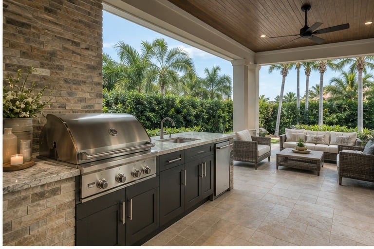 Outdoor Kitchens & Living Spaces — iHome Built