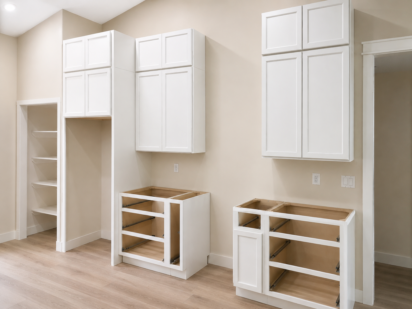 White built-in progress