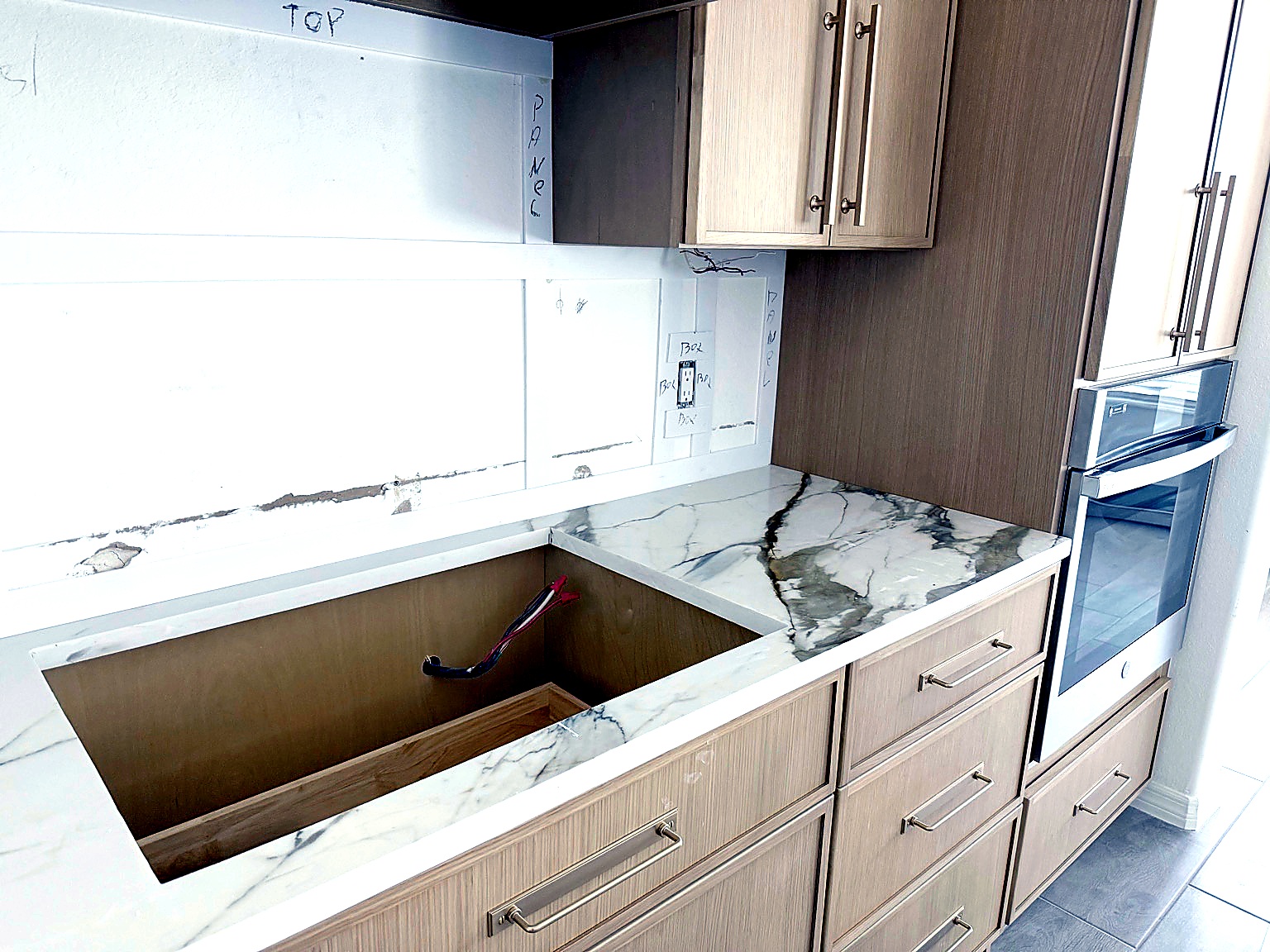 Countertop install detail