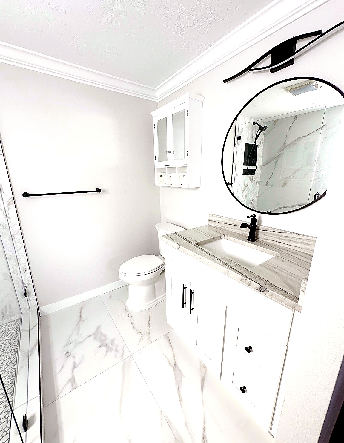 Bathroom vanity mirror
