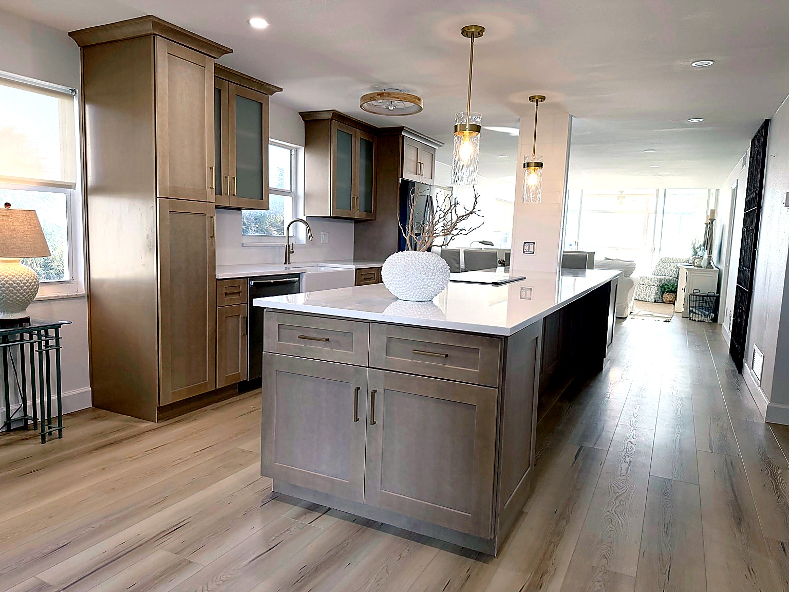 Finished kitchen view